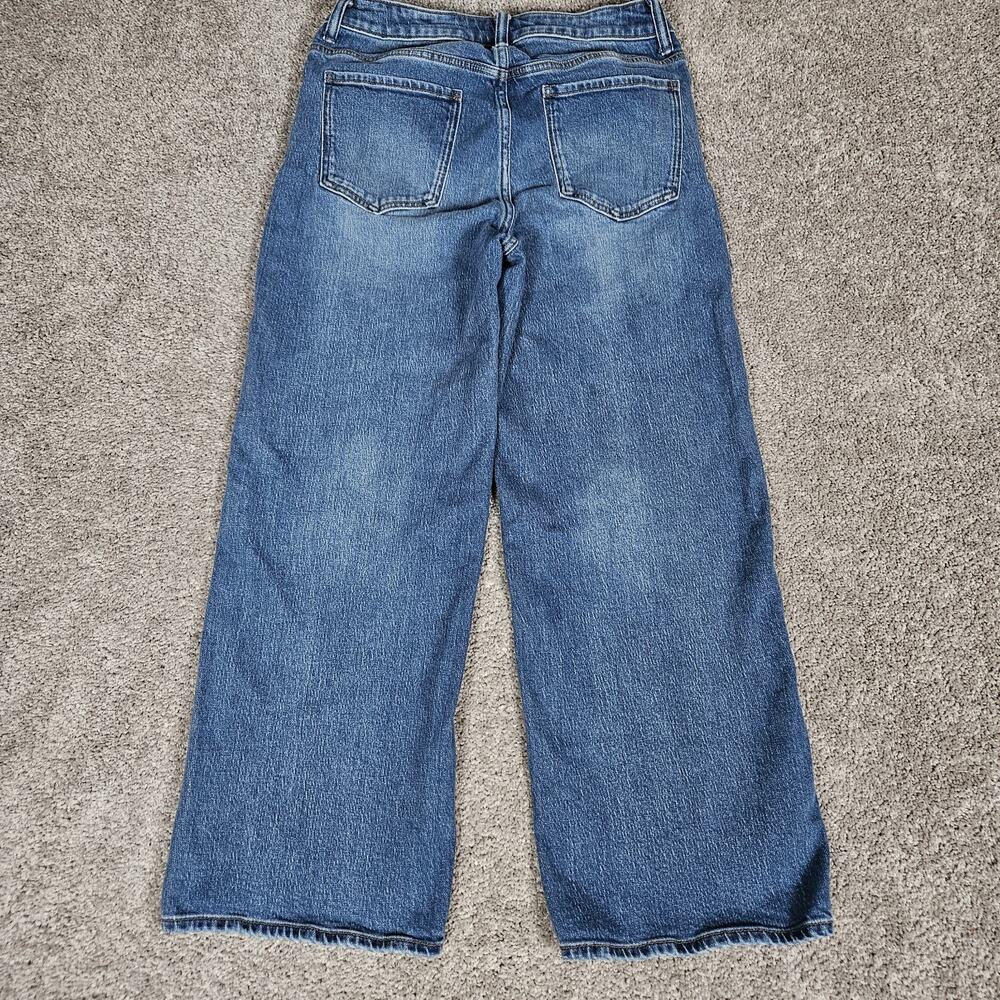 Quince Jeans Women's 30 Blue Luna Relaxed Straight Organic Cotton Blend Casual - Picture 2 of 11